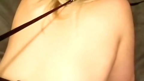 Busty shemale fucked her tight asshole with dildo and dildo