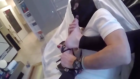 Busty shemale mature fucked and fucked by her in the POV