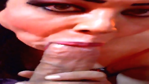 Busty shemale gets fucked in a hot threesome video