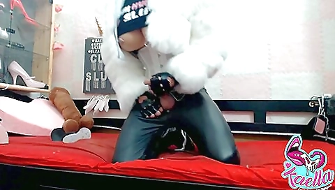 Big ass amateur with a tattoo in her ass and pussy