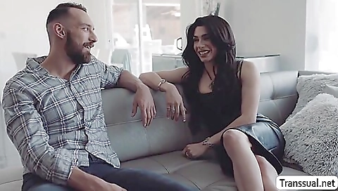 Brunette is getting pounded and her ass fucked hard