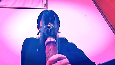 Japanese amateur crossdressy fucks in front of the camera