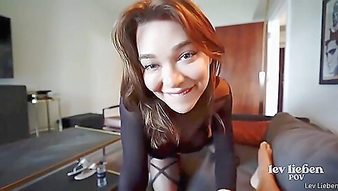 Big tits brunette with a hairy pussy fucked in anal