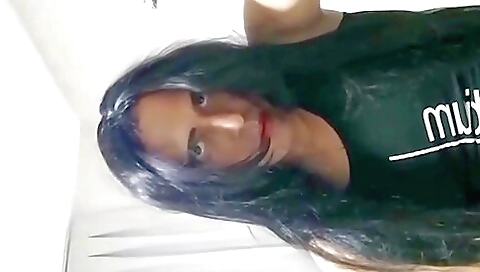 Big ass brunette babe in all forms of masturbation